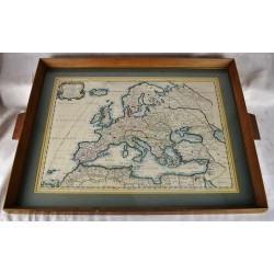 Europa Vetus ex Conatih. Geographicis N. Sanson Abbavillaei. Christianiss. Galhiar. Regis Geographi (Original, Colored Map, Framed Under Glass)